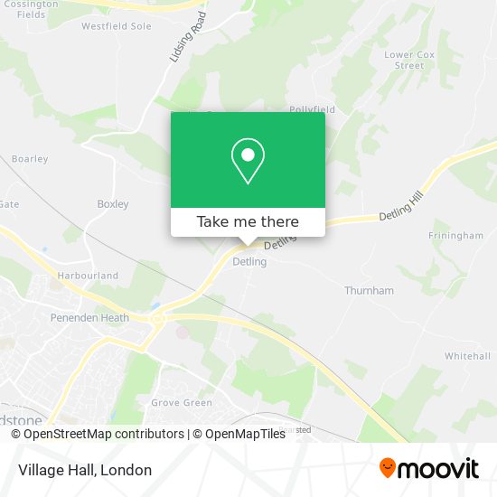 Village Hall map
