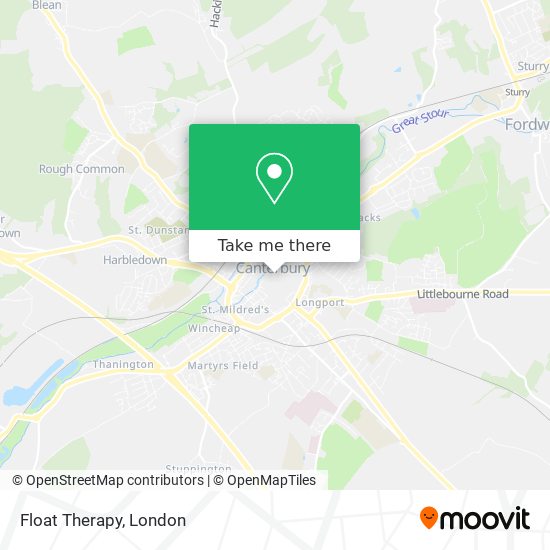 Float Therapy map