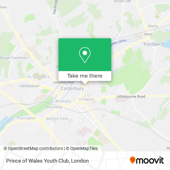 Prince of Wales Youth Club map