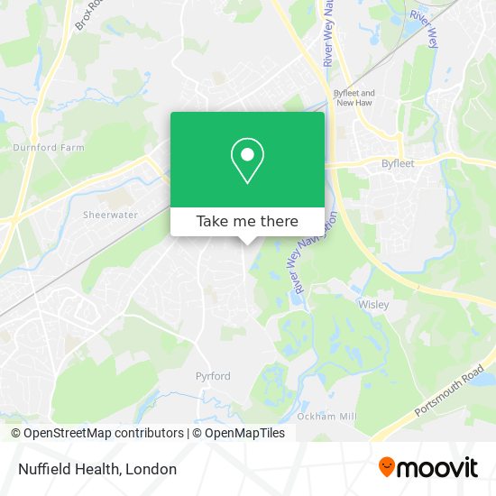 Nuffield Health map