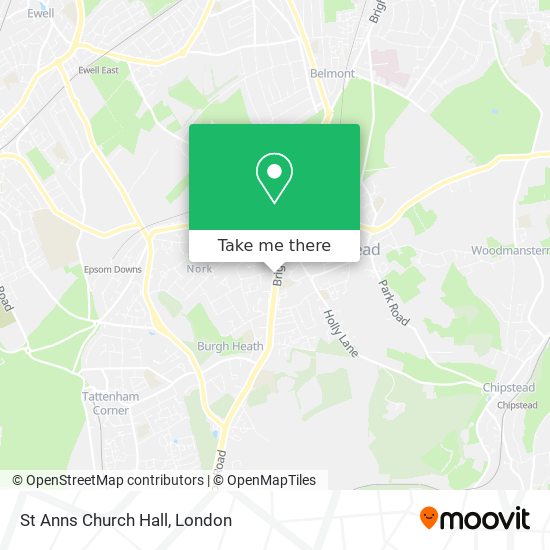 St Anns Church Hall map