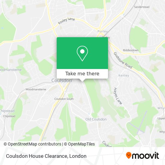 Coulsdon House Clearance map