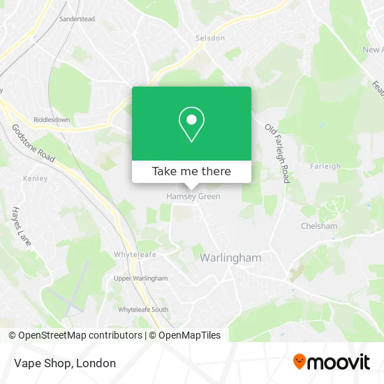 Vape Shop map