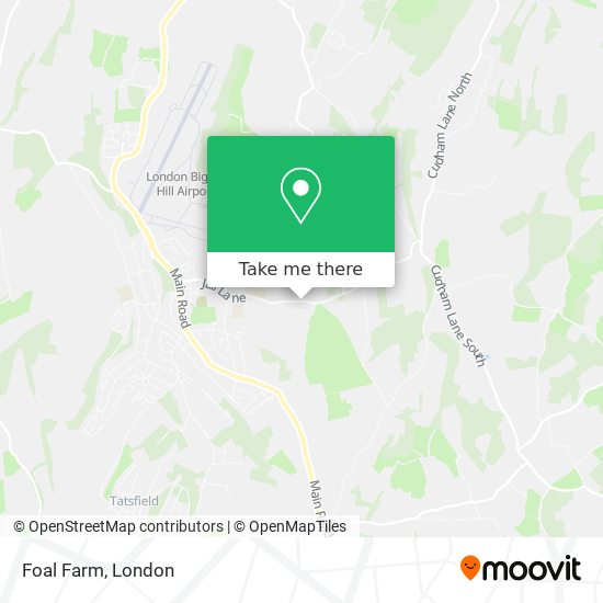 Foal Farm map