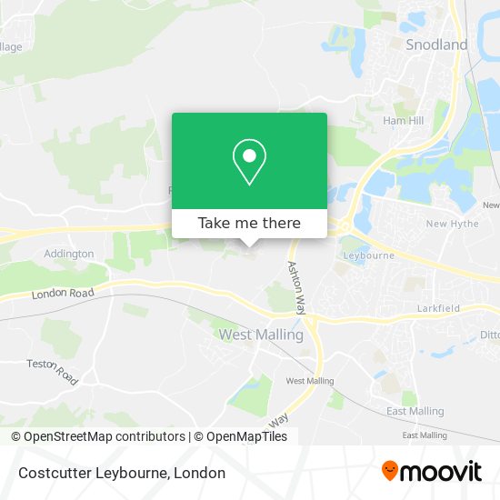 Costcutter Leybourne map