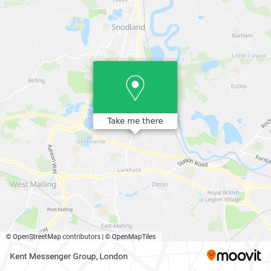 Kent Messenger Group map