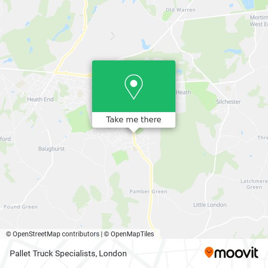 Pallet Truck Specialists map