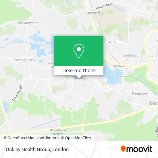 Oakley Health Group map