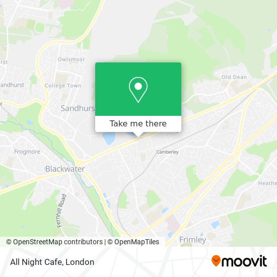 All Night Cafe map