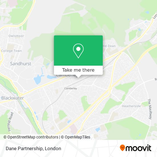 Dane Partnership map