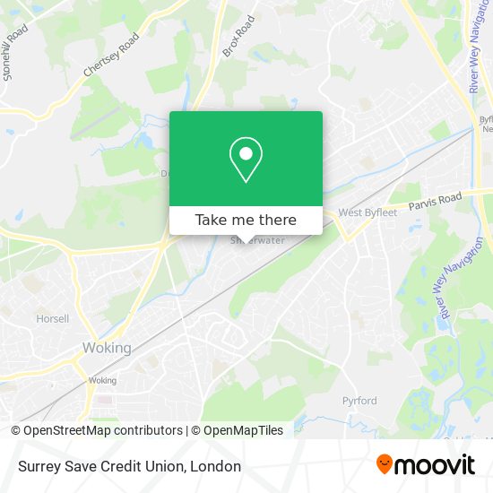 Surrey Save Credit Union map