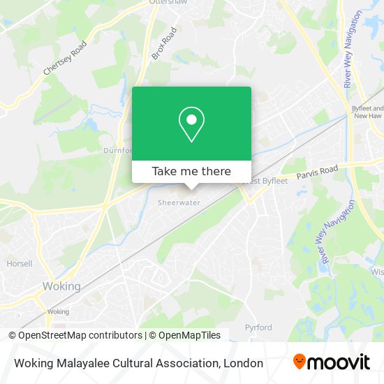Woking Malayalee Cultural Association map