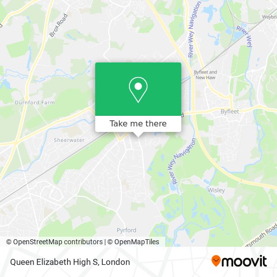 Queen Elizabeth High S map