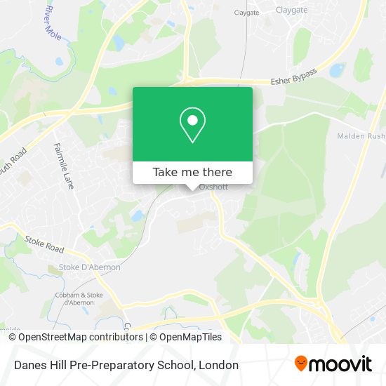 Danes Hill Pre-Preparatory School map