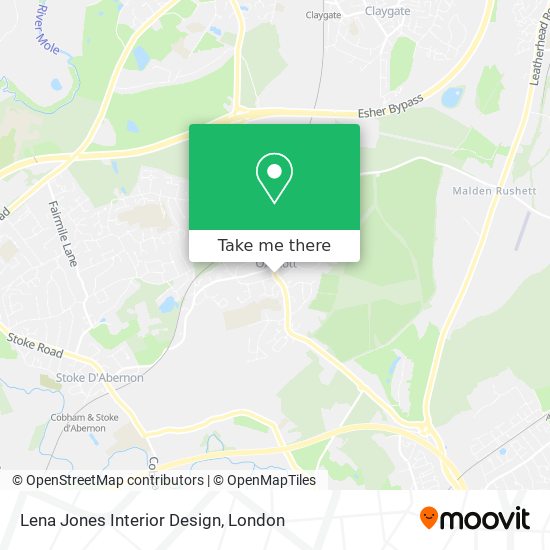 Lena Jones Interior Design map