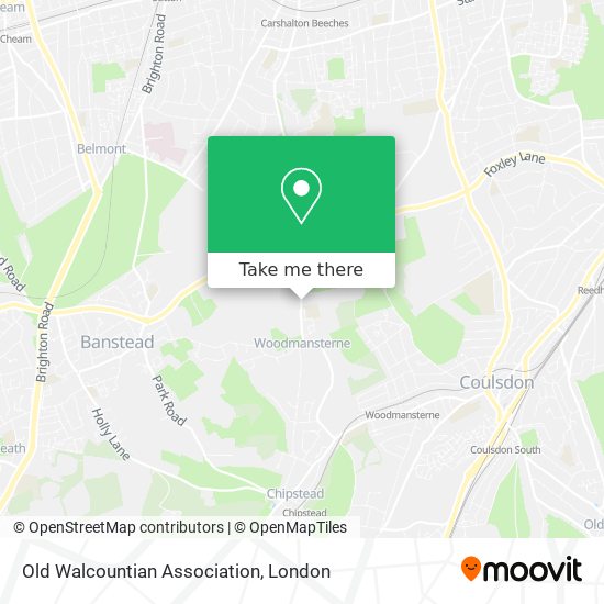 Old Walcountian Association map