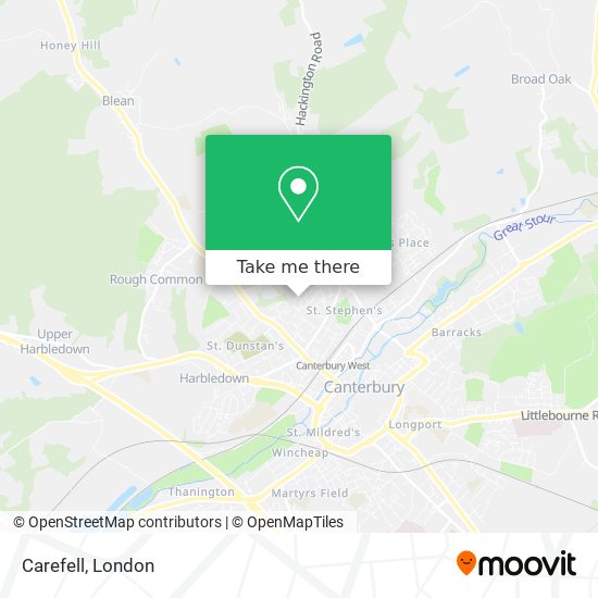 Carefell map