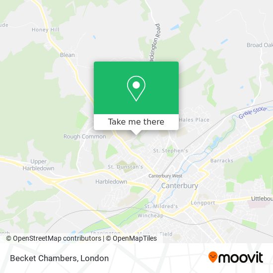 Becket Chambers map