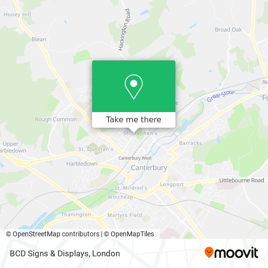 BCD Signs & Displays map