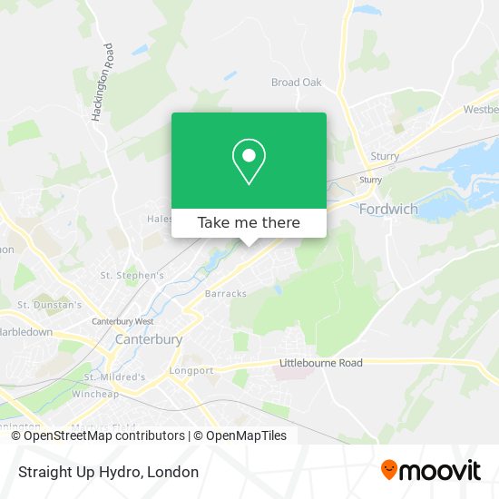Straight Up Hydro map