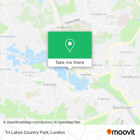 Tri-Lakes Country Park map