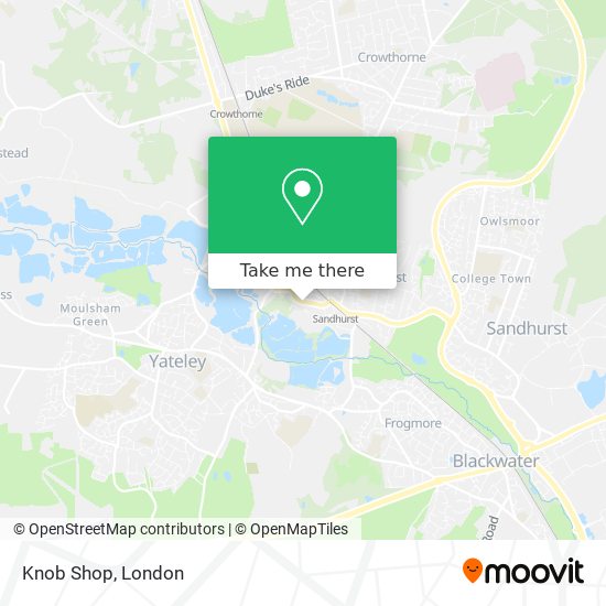 Knob Shop map