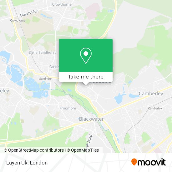 Layen Uk map