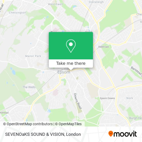 SEVENOaKS SOUND & VISION map