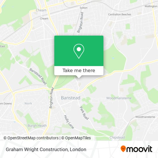 Graham Wright Construction map