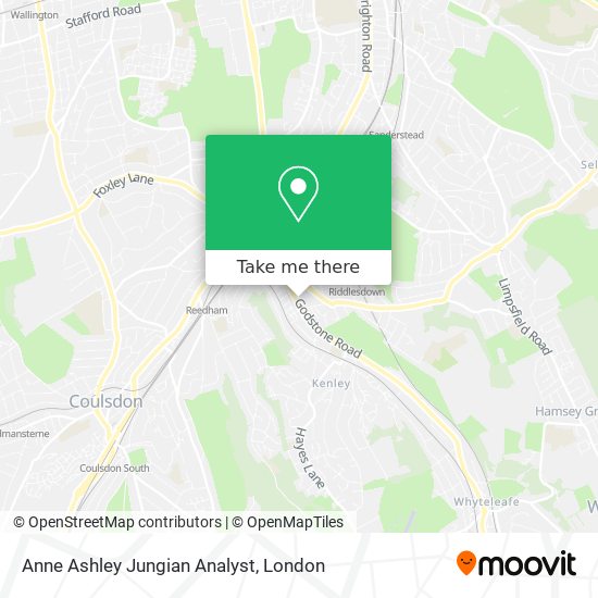 Anne Ashley Jungian Analyst map