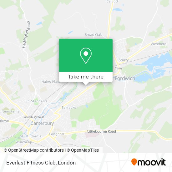 Everlast Fitness Club map