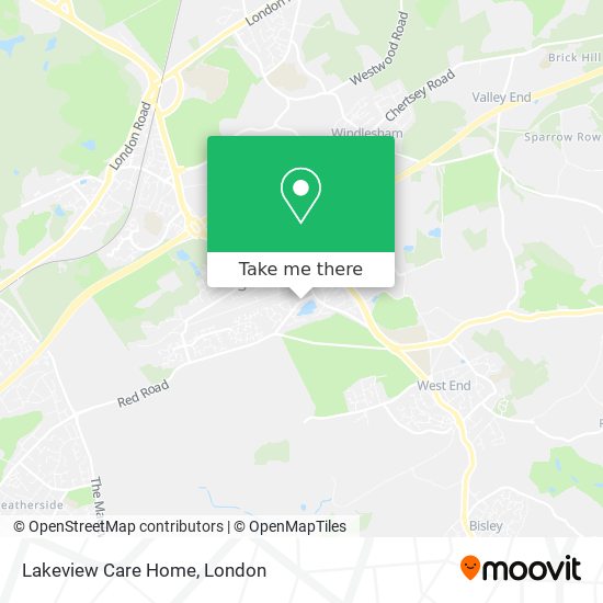 Lakeview Care Home map