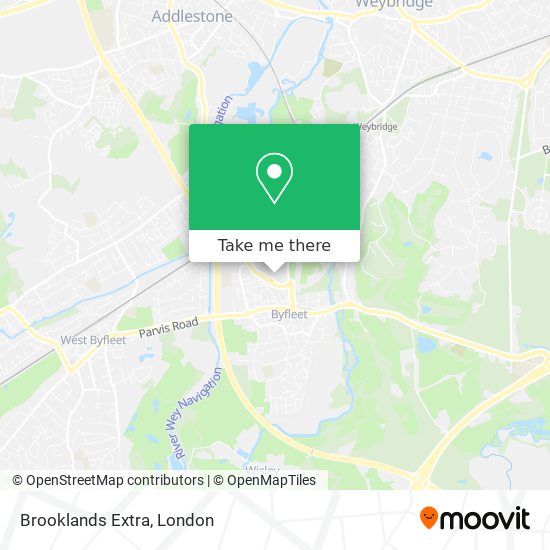 Brooklands Extra map