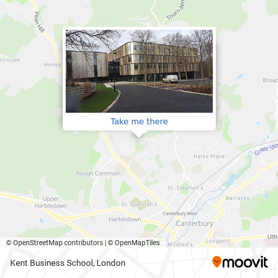 Kent Business School map
