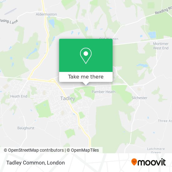 Tadley Common map
