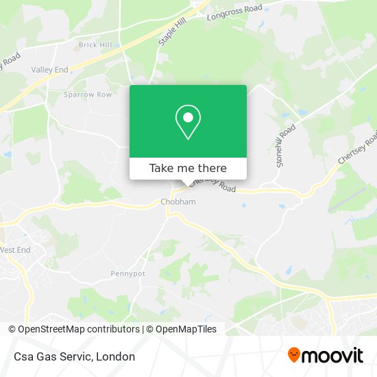 Csa Gas Servic map