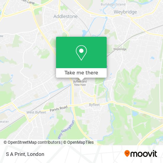 S A Print map