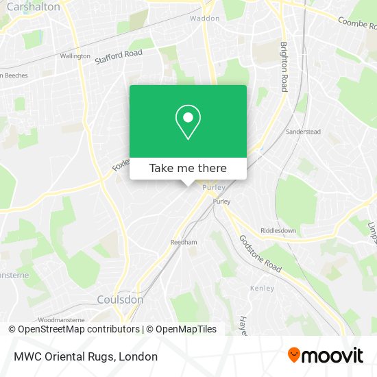 MWC Oriental Rugs map