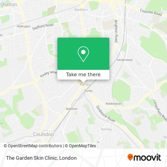 The Garden Skin Clinic map