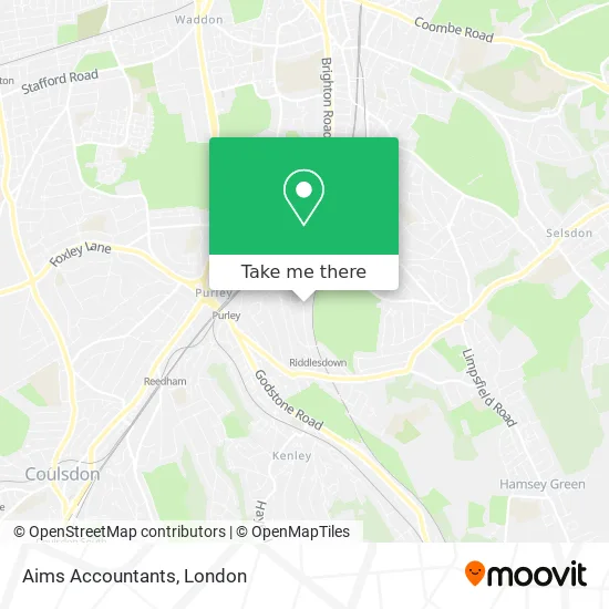Aims Accountants map