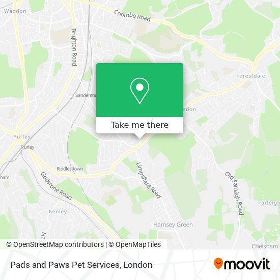 Pads and Paws Pet Services map