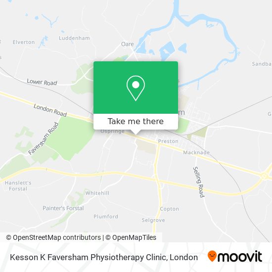Kesson K Faversham Physiotherapy Clinic map