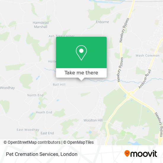 Pet Cremation Services map