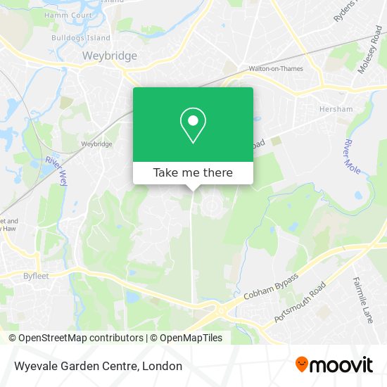 Wyevale Garden Centre map