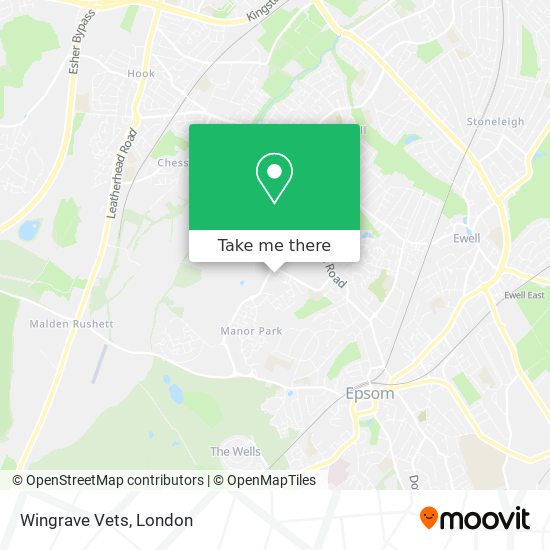 Wingrave Vets map