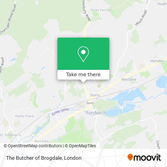 The Butcher of Brogdale map