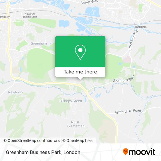 Greenham Business Park map
