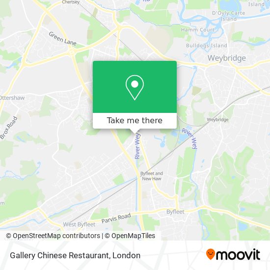 Gallery Chinese Restaurant map