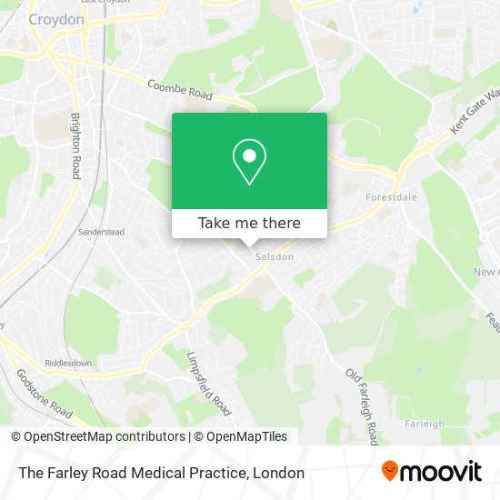 The Farley Road Medical Practice map