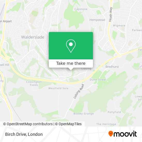 Birch Drive map